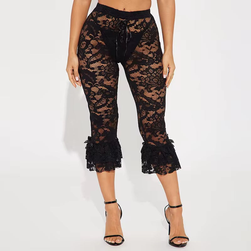 Lace Capri Pants